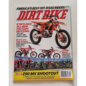 Dirt Bike Magazine Issue Featuring 2025 Models Reviews MX Shootout